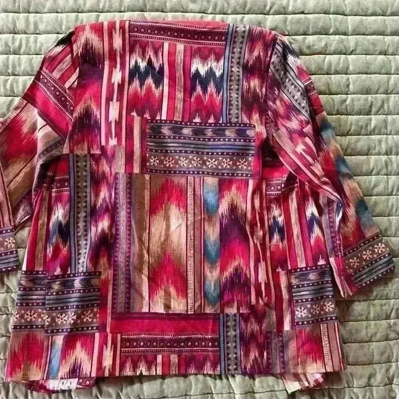 Very unique handmade western crop top and matching jacket set boho,festival - Picture 7 of 13